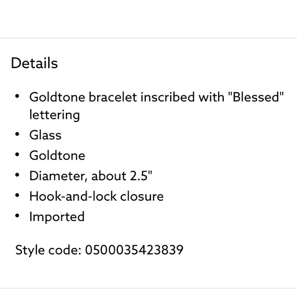 BCBGeneration gold “blessed” bracelet - Picture 8 of 8